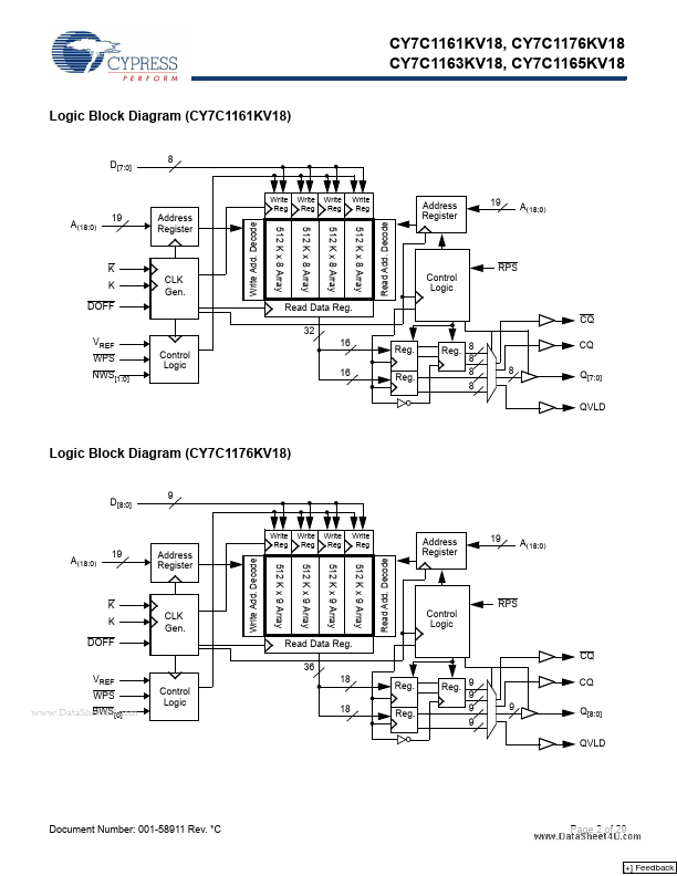 CY7C1163KV18