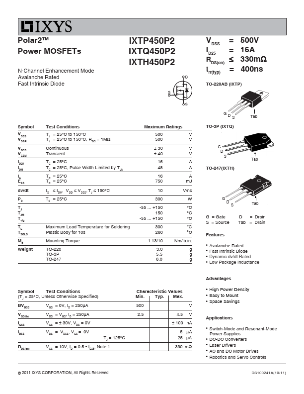 IXTQ450P2