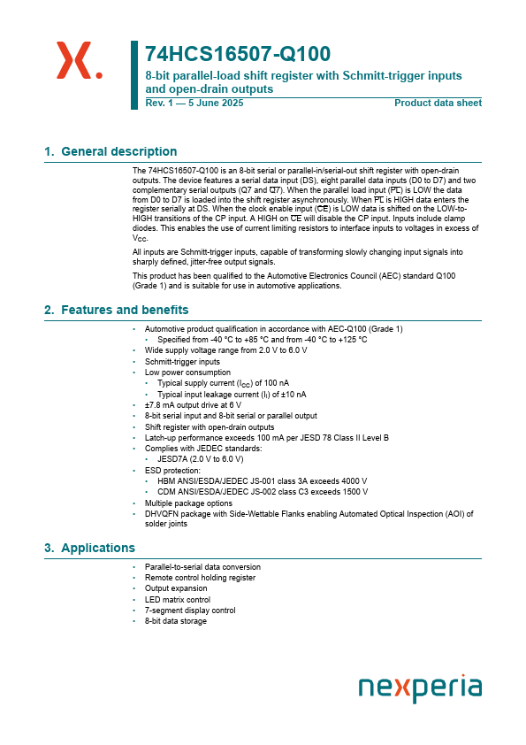 74HCS16507-Q100 Datasheet Preview