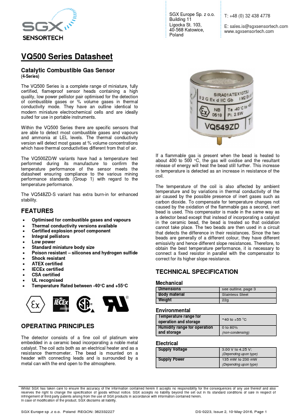 VQ546MR Datasheet Preview