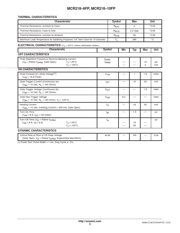 MCR218-10FP