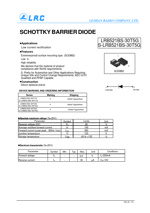 LRB521BS-30T5G