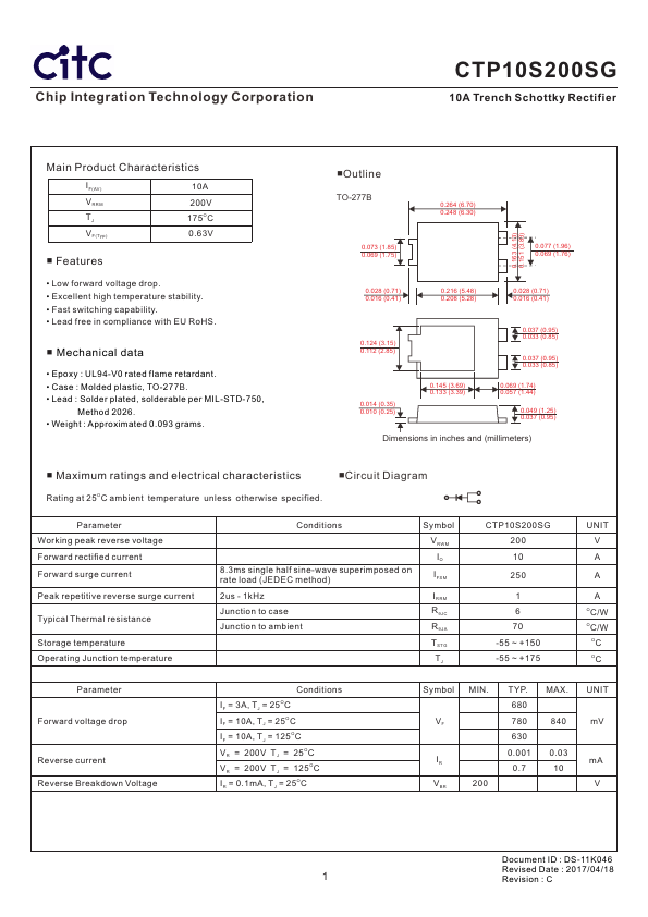 CTP10S200SG