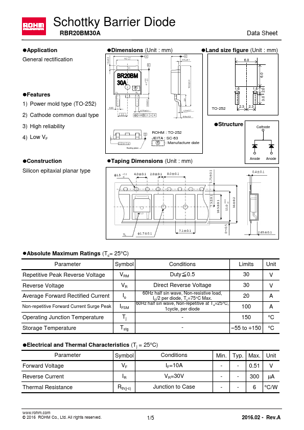 RBR20BM30A