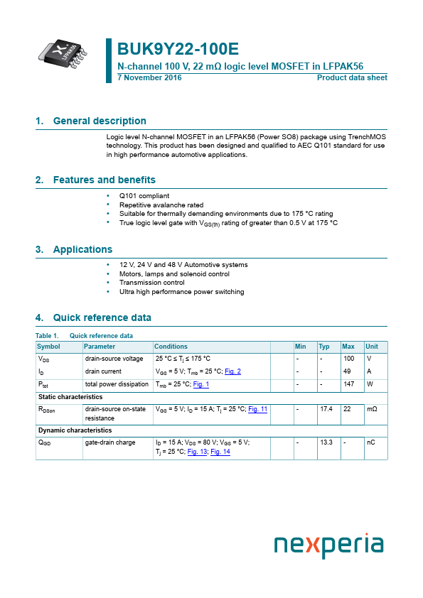 BUK9Y22-100E