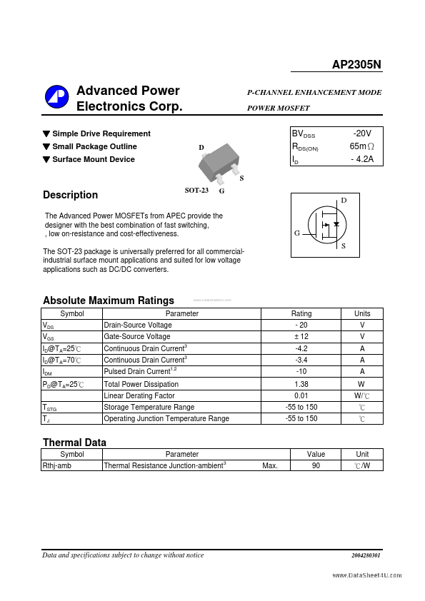 AP2305N