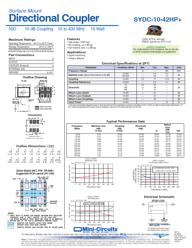 SYDC-10-42HP+