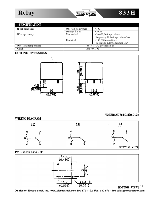 833H1CS12VDC