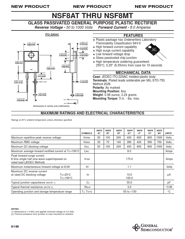 NSF8DT