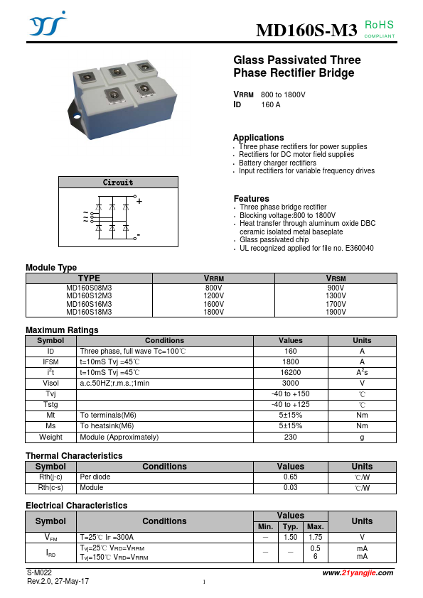 MD160S08M3