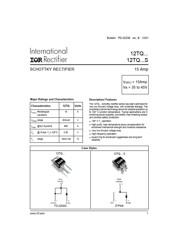 12TQ040 Datasheet Preview