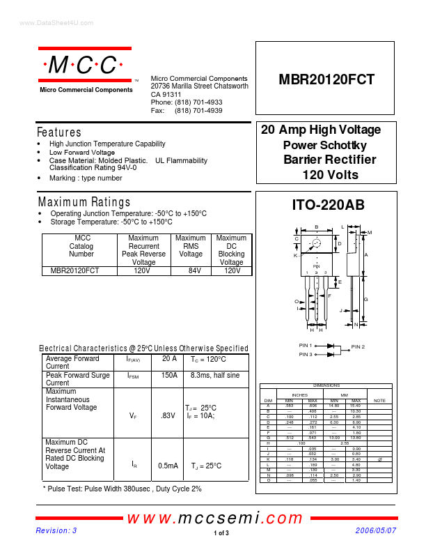 MBR20120FCT