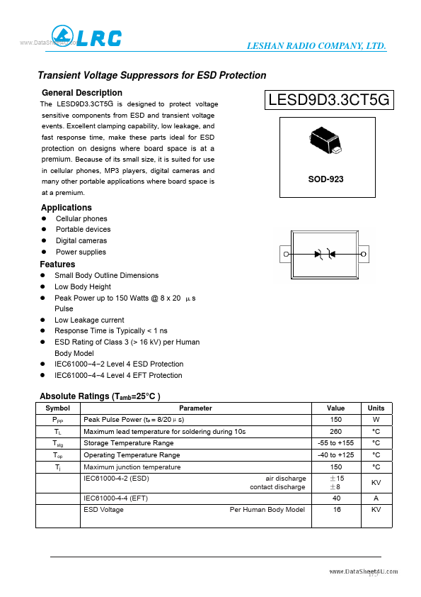 LESD9D3.3CT5G