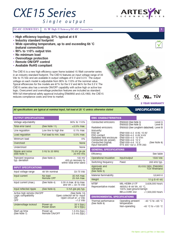 CXE15-48S3V3-SJ