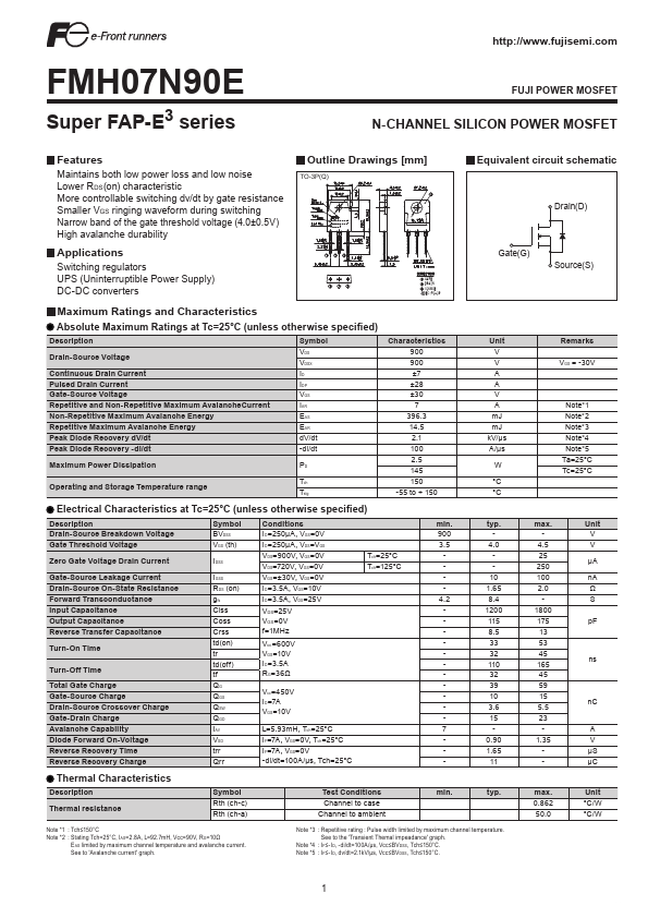 FMH07N90E