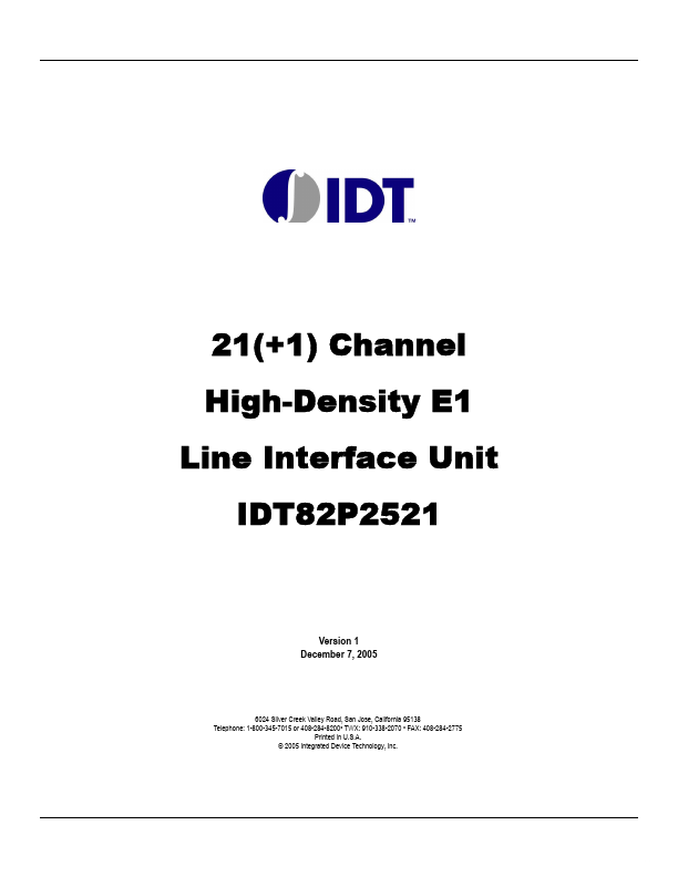 IDT82P2521