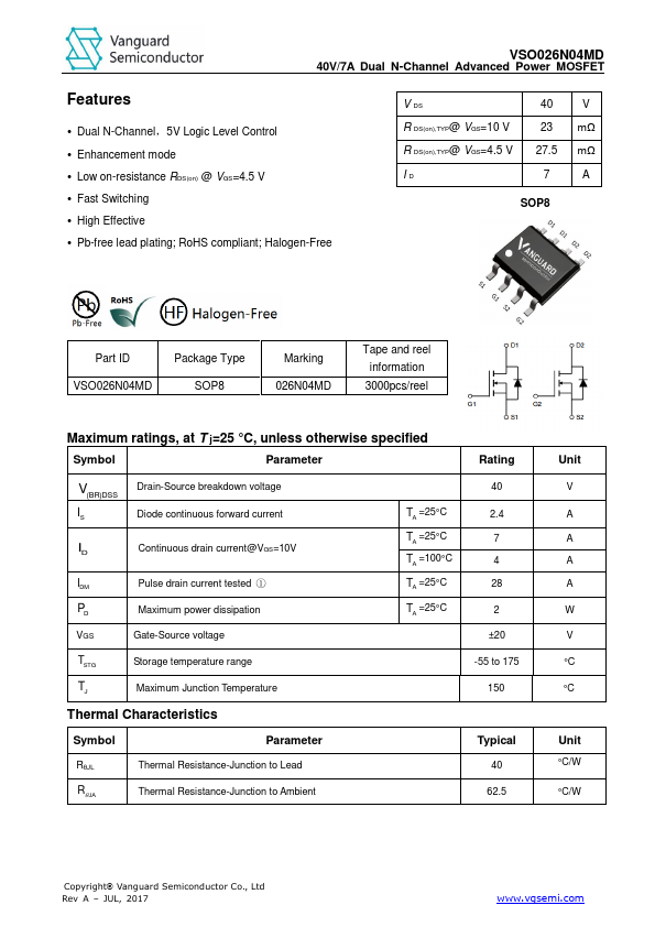 VSO026N04MD