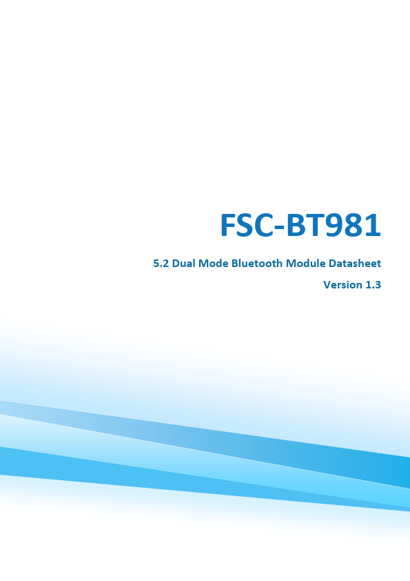 FSC-BT981