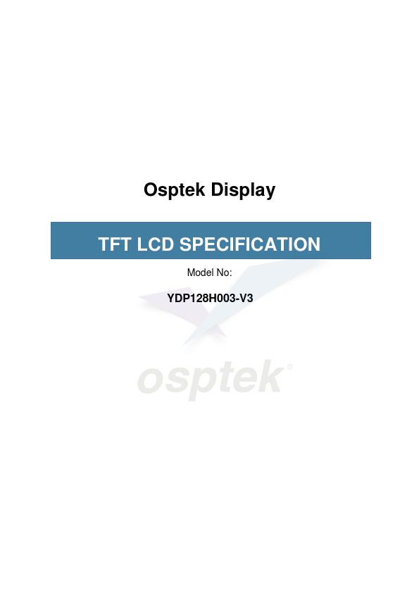 YDP128H003-V3 Datasheet Preview