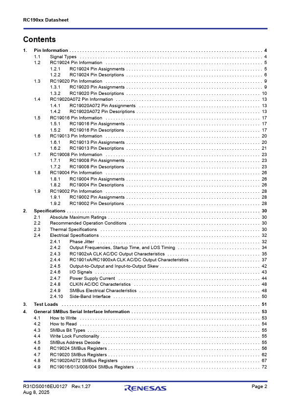 datasheet Preview Page 2