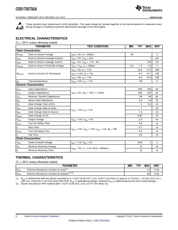 CSD17307Q5A