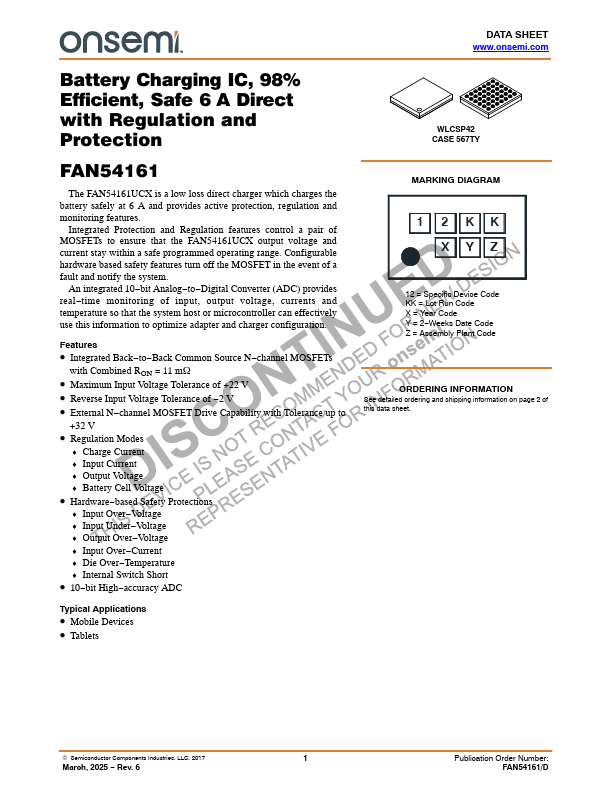 FAN54161 Datasheet Preview