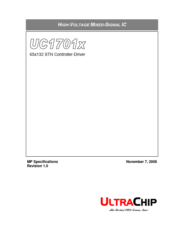 UC1701 Datasheet Preview