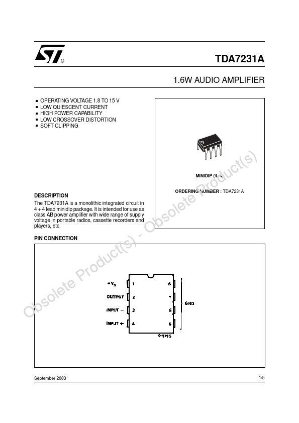 TDA7231A