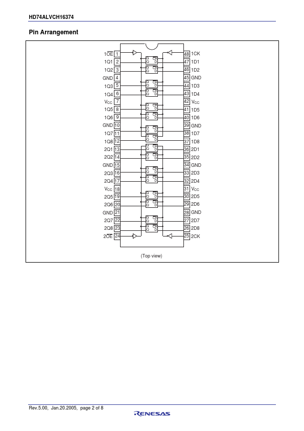 HD74ALVCH16374