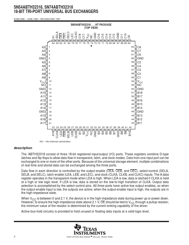 SN54ABTH32318