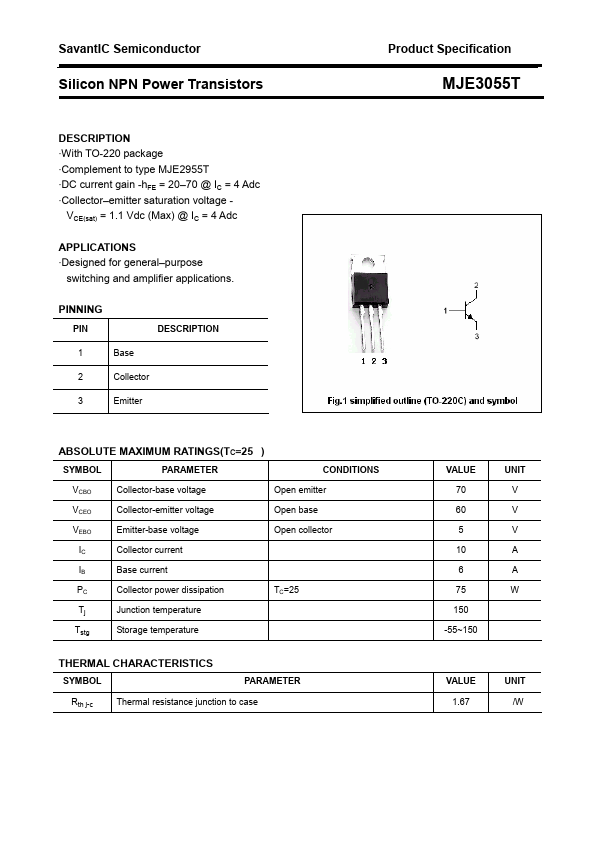 MJE3055T