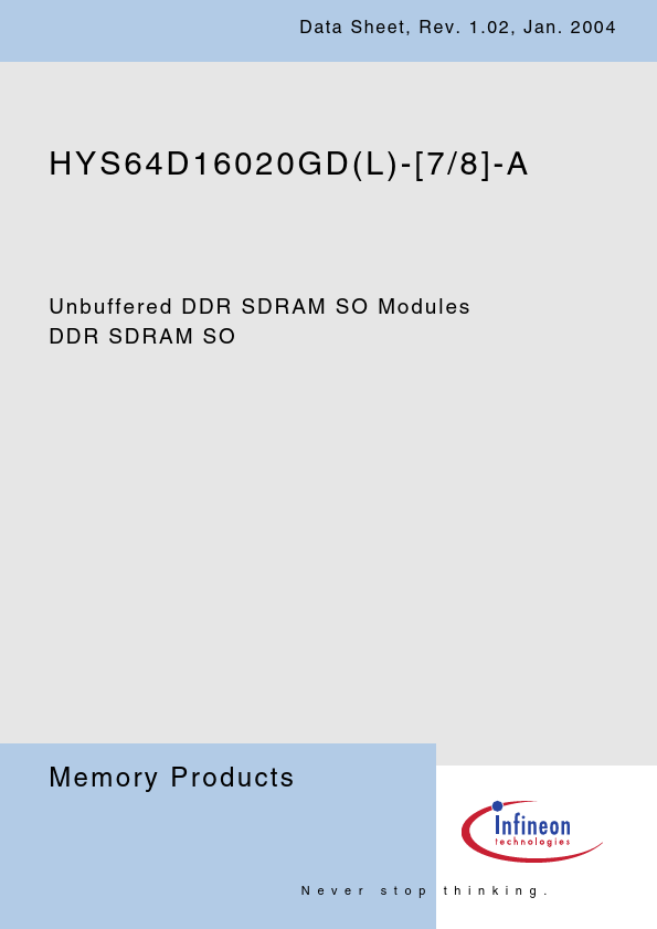 HYS64D16020GDL-8-A