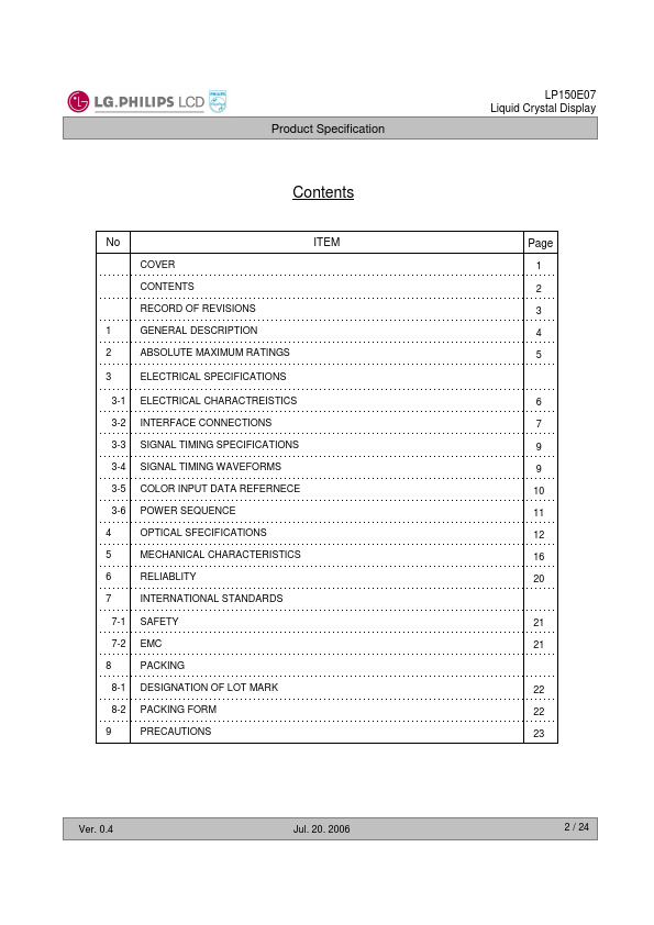 LP150E07-TL03