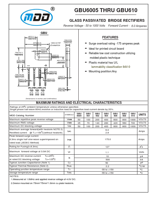 GBU6005