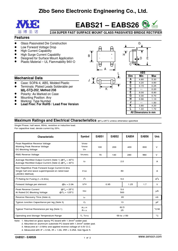 EABS21 Datasheet Preview