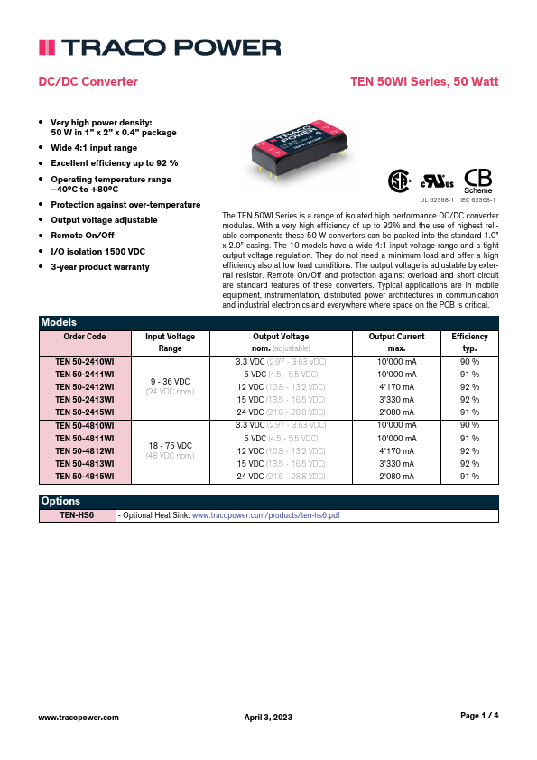 TEN50-2412WI