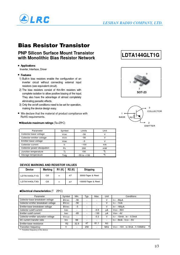 LDTA144GLT3G