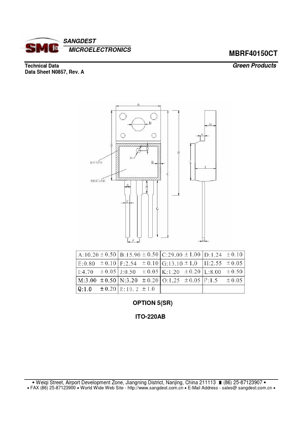 MBRF40150CT