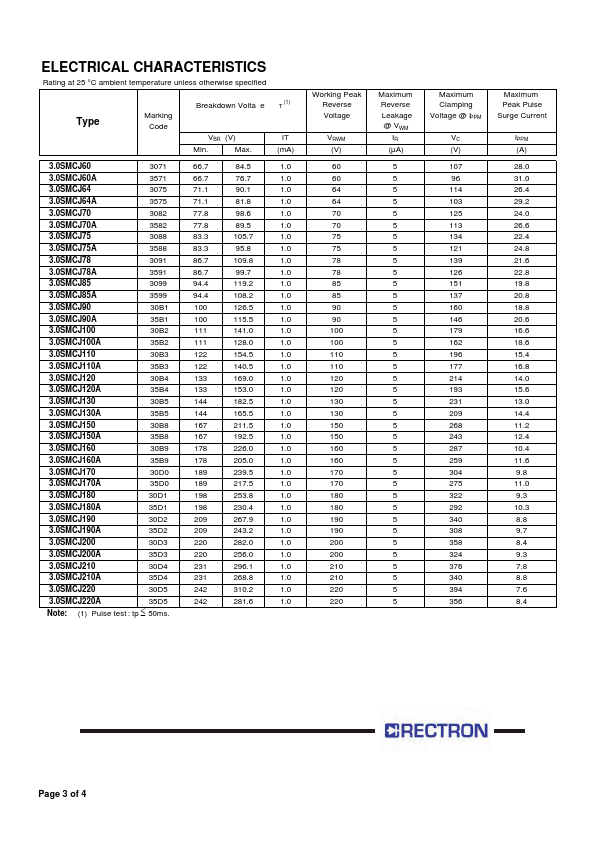 3.0SMCJ14A