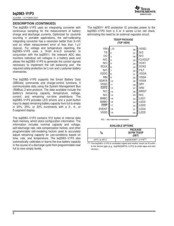 bq2083-V1P3