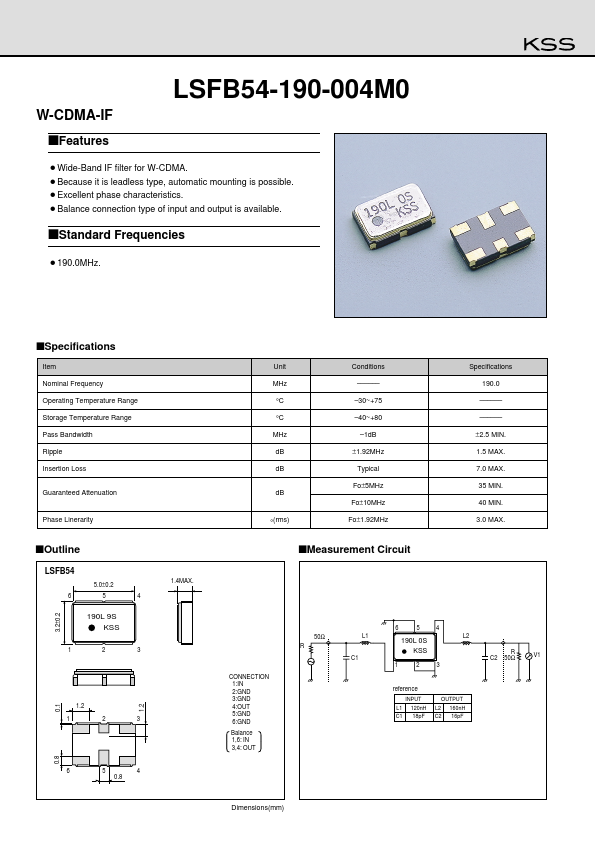 LSFB54-190-004M0