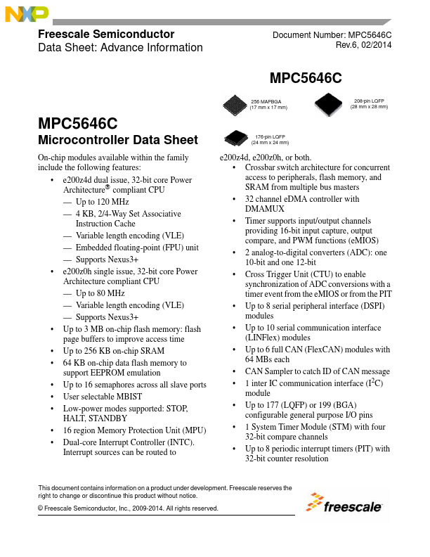 MPC5644C