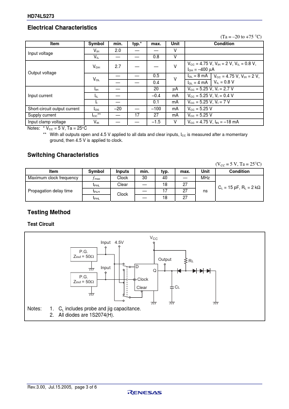 HD74LS273P