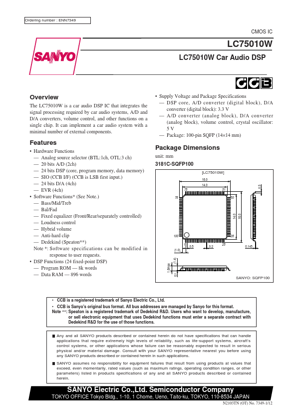 LC75010W