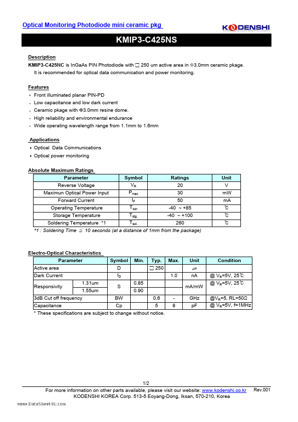 KMIP3-C425NS