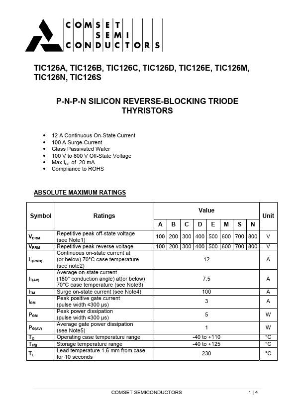 TIC126C