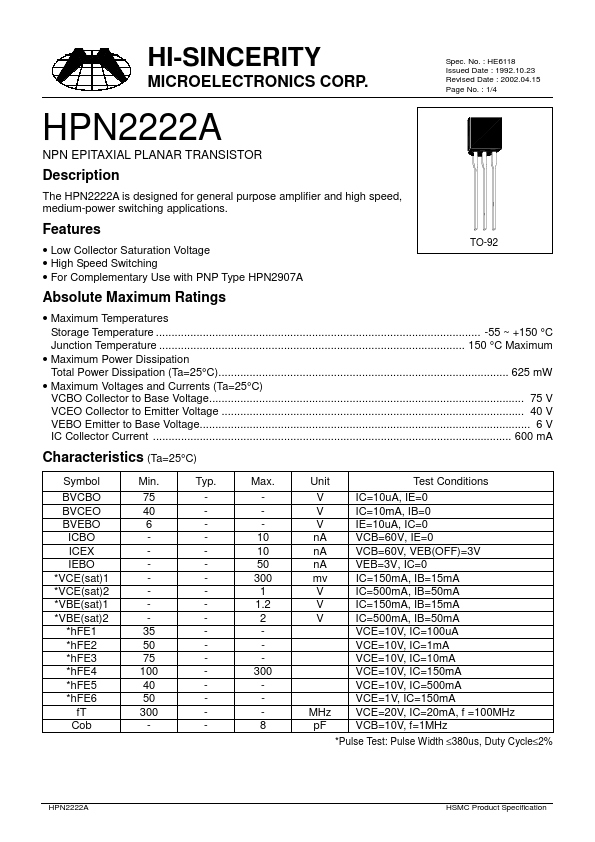 HPN2222A