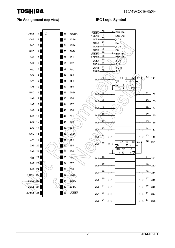 TC74VCX16652FT