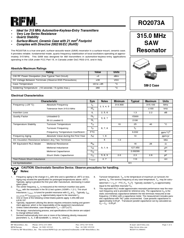 RO2073A