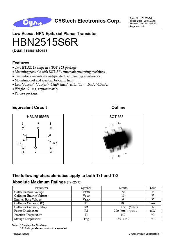 HBN2515S6R